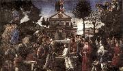 The Temptation of Christ Botticelli